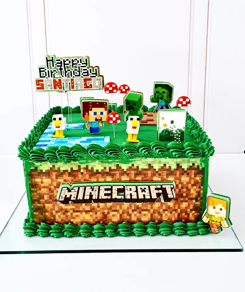 Pastel de Minecraft